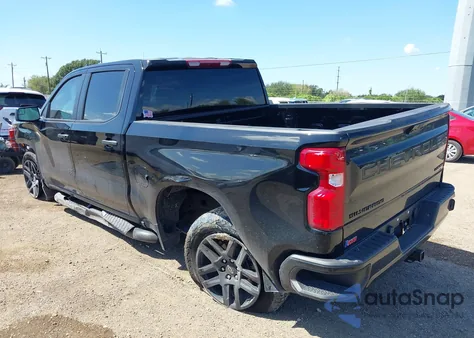 2025 Chevrolet Silverado 2Wd Short Bed Custom из США, поврежденный, VIN 3GCPABEKXSG372185